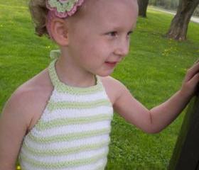Perfectly Easy Halter Top & Flowered Headband Pattern