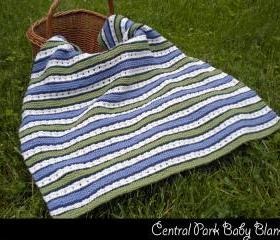 Central Park Baby Blanket Knitting Pattern