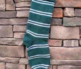 Hogwarts House Christmas Stocking Knitting Pattern