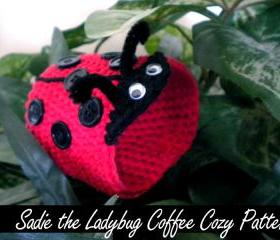 Sadie the Ladybug Coffee Cozy Pattern
