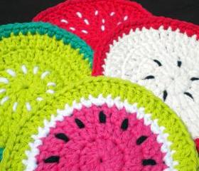 Fruit Medley Coasters Pattern