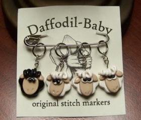 Handmade Sheep Stitch Markers
